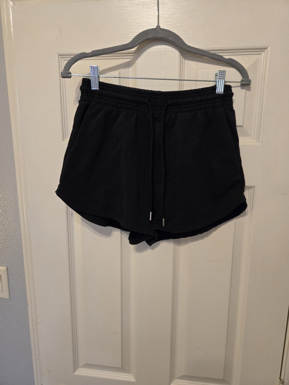 H&M Black Women's Athletic Drawstring Shorts